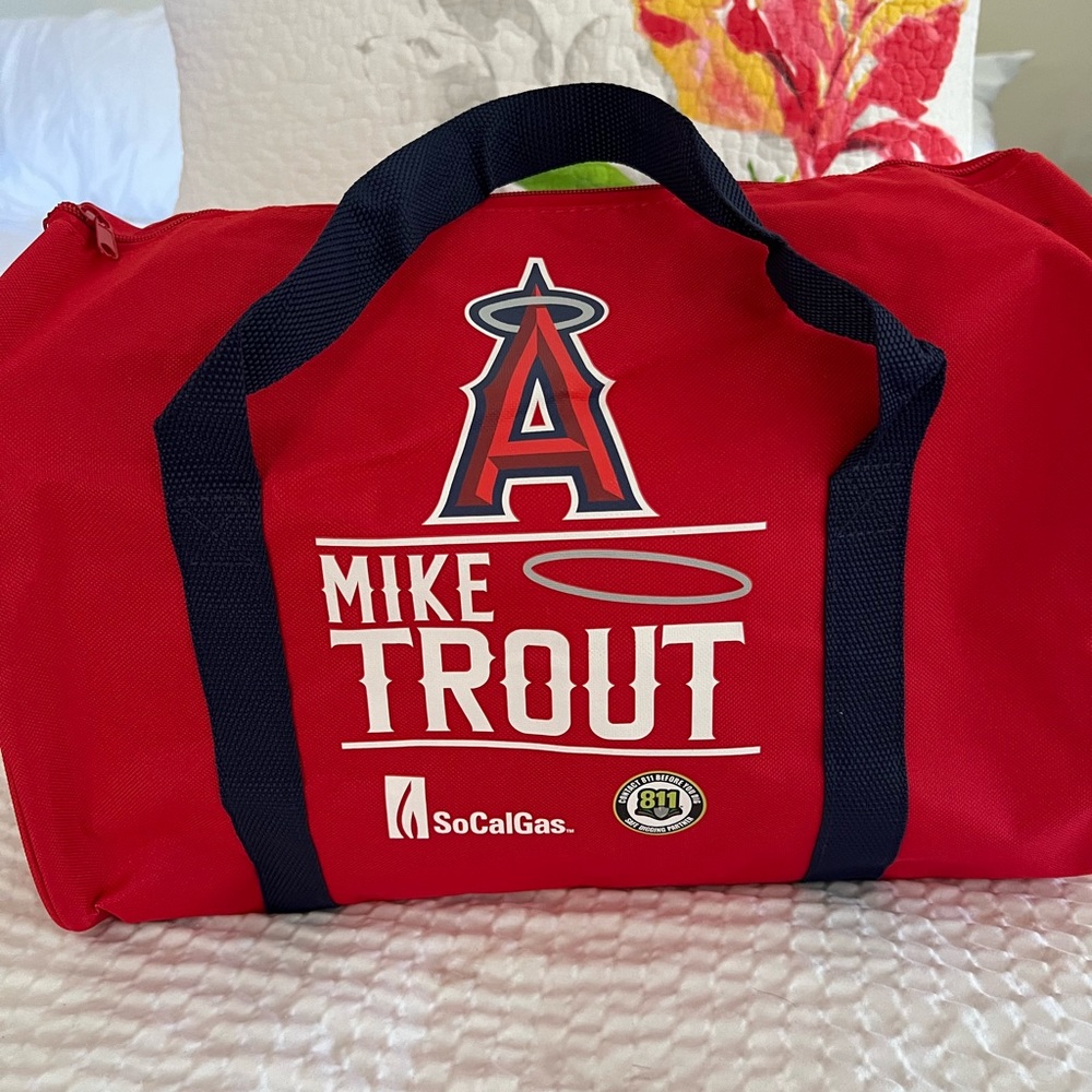 COPY - LA Angels Mike Trout Duffle Bag NEW
